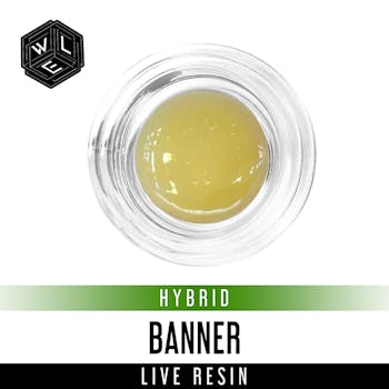 White Label Extracts - 1g - Banner - Live Resin - Hybrid